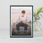 新着写真と結婚したキャンベメリールタータンチェック シーズンカード (スタンド正面)