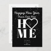 新着情報ハッピーニューイヤー インビテーションポストカード (正面/裏面)