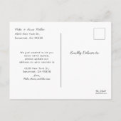 新着情報ハッピーニューイヤー インビテーションポストカード (裏面)