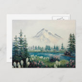 新着投稿 – TRIPROUD太平洋から見たクマの草景色のフード ポストカード (正面/裏面)