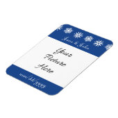 新着雪救雪雪の青 マグネット (左側)