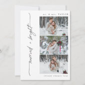 新着+明結婚したるい初めてのクリスマスQRコード シーズンカード (正面)