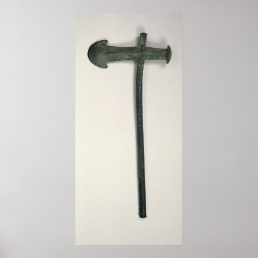 新石器時代の斧、紀元前2000年～1800年 ポスター (正面)