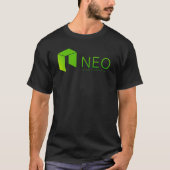 新硬貨の頭が切れるな経済の暗号のロゴの記号のTシャツ Tシャツ (正面)