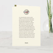 新祖父母おめでとう祈りの言葉宗教 カード (裏面)