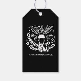 新祝始ワイングラスイラストレーション2 ギフトタグ