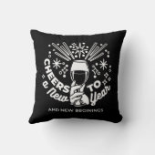 新祝始ワイングラスイラストレーション2 クッション (裏面)