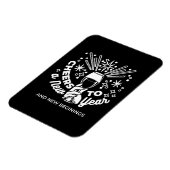 新祝始ワイングラスイラストレーション2 マグネット (左側)