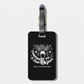 新祝始ワイングラスイラストレーション2 ラゲッジタグ (裏面縦)