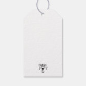 新祝始ワイングラスイラストレーション ギフトタグ (裏面)