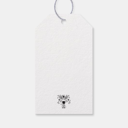 新祝始ワイングラスイラストレーション ギフトタグ (裏面)