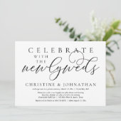 新祝婚の人と一緒に結婚夕食 招待状 (スタンド正面)