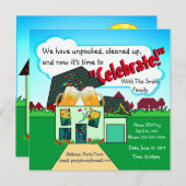 新祝居 招待状 (正面/裏面)