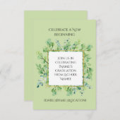 新祝期卒業式招待状 招待状 (正面/裏面)