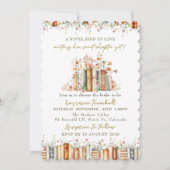 新種の愛QR新章ブライダルシャワー 招待状 (正面)