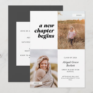 新章が卒業に 招待状