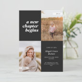 新章が黒の卒業招待状 招待状 (スタンド正面)