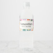 新章ベビーシャワー ペットボトルラベル (正面)