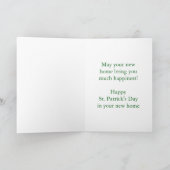 新築おめでとう傘オーバーの家 カード (内部)