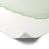 新築の家にぴったりな繊細な花の壁アート ポスター (角)