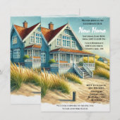 新築オープンハウス / 新居パーティー招待状 招待状 (正面/裏面)