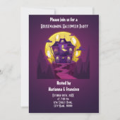 新築ハロウィンパーティーのご案内 招待状 (正面)