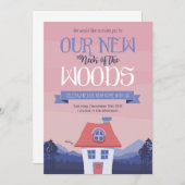 新築パーティーのご案内 招待状 (正面/裏面)