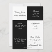 新築パーティーの招待状 招待状 (裏面)