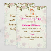 新築パーティー招待状 招待状 (正面/裏面)