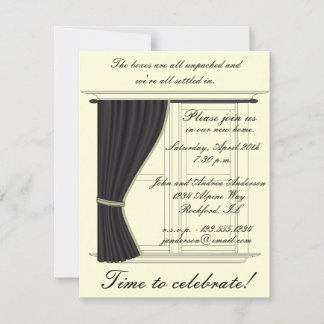 新築パーティー招待状 招待状