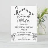 新築パーティー 完全に引越しました 招待状 (スタンド正面)