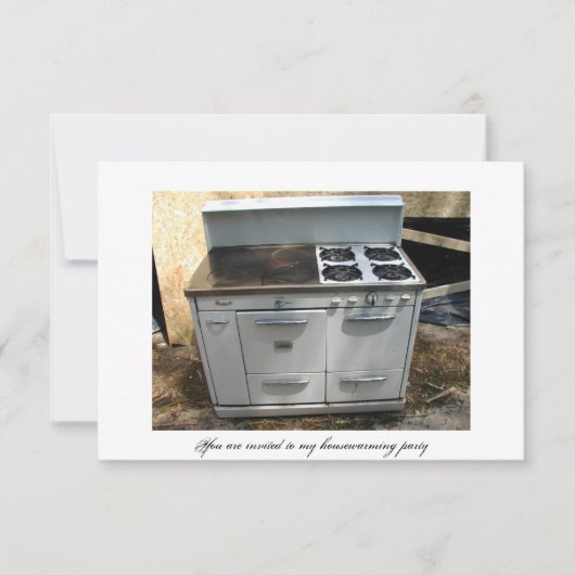 新築パーティー 招待状 (正面)