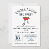 新築パーティー BBQ ヤードパーティー 招待状 (正面)