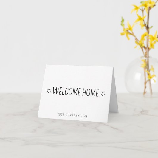 新築マイホームオーナー不動産 カード (黄色い花)