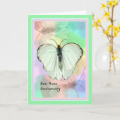 新築一年記念カード カード (黄色い花)