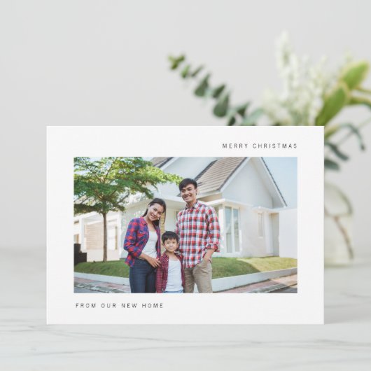 新築住宅からのクリスマスの感動発表 シーズンカード (スタンド正面)