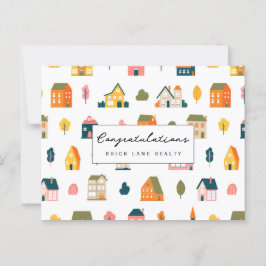 新築住宅オーナーおめでとう不動産 ポストカード