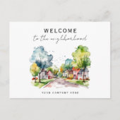 新築住宅オーナー歓迎 不動産 ポストカード (正面)