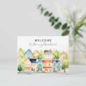 新築住宅オーナー歓迎 不動産 ポストカード (スタンド正面)