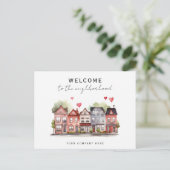 新築住宅オーナー歓迎！地元の不動産 ポストカード (スタンド正面)