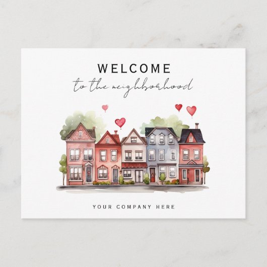 新築住宅オーナー歓迎！地元の不動産 ポストカード (正面)