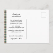 新築住宅引越からのクリスマスプレッドグリーティング 案内ポストカード (裏面)