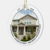 新築初年度ファミリーホーム写真 セラミックオーナメント (左)