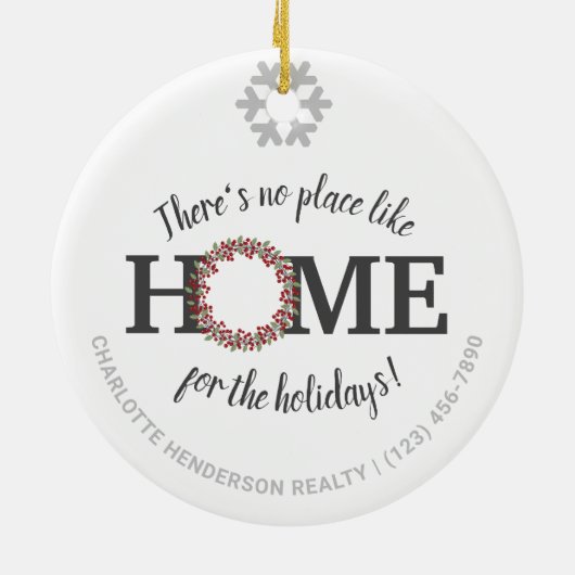 新築初年度ファミリーホーム写真 セラミックオーナメント (裏面)