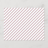 新築家族かわいいクリスマスフォト感動のお知らせ (裏面)