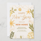 新築新年のお知らせ 案内状 (正面)