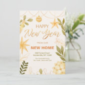 新築新年のお知らせ 案内状 (スタンド正面)