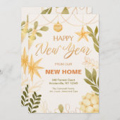 新築新年のお知らせ 案内状 (正面/裏面)