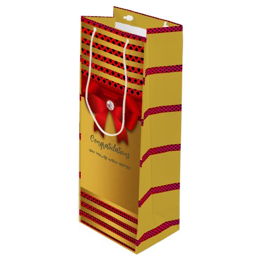 新築祝いパーティー＆もっと色々- ワインギフトバッグ (正面アングル)