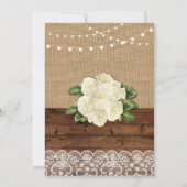 新築祝いパーティー ナチュラルホーム ローズ バルコニー 木 招待状 (裏面)